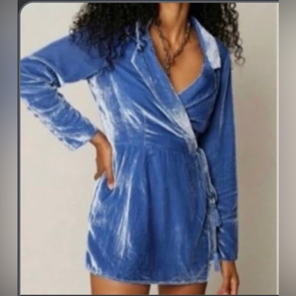 Free People wrap dress romper.